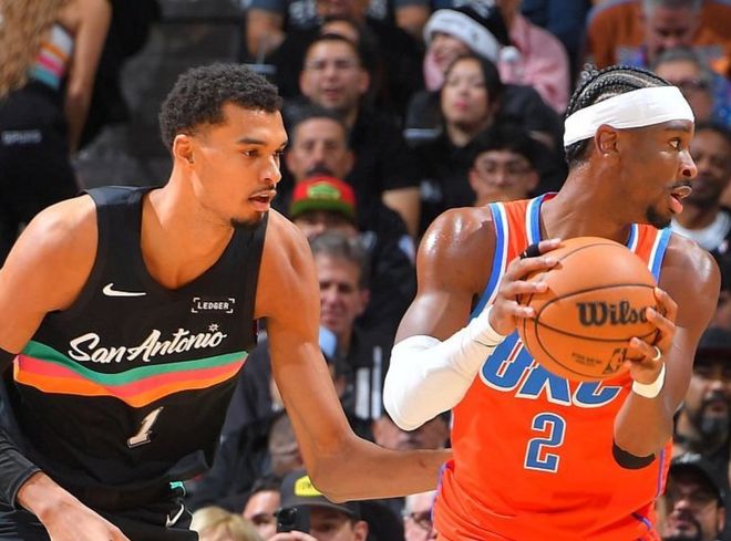 马刺冲刺西部第一 文班亚马挑战亚历山大MVP地位